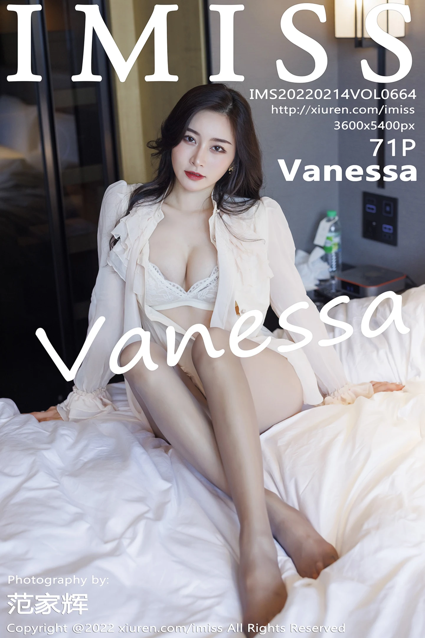 [IMISS爱蜜社]Vol.664_气质美女Vanessa脱典雅白色服饰露蕾丝内衣原色丝袜诱惑写真71P-秀人网 - XiuRen.Pro